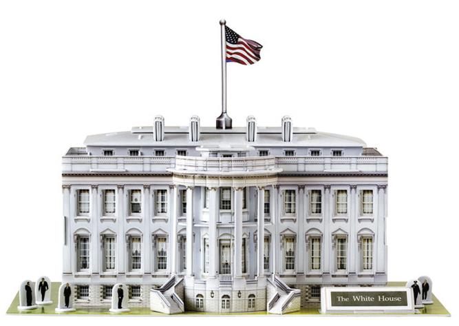 Foto Puzzle Scholas 3d 80 Piezas La Casa Blanca