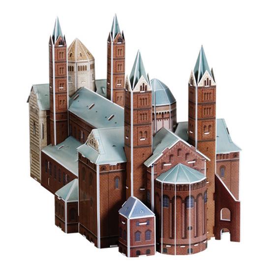 Foto Puzzle Scholas 3d 84 Piezas Speyer Cathedral