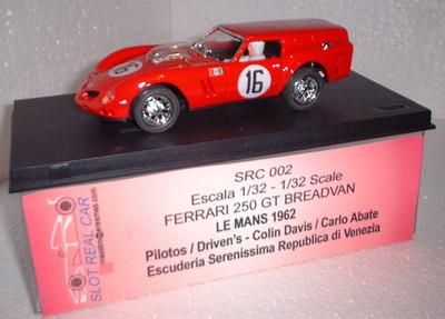 Foto Qq Slot Real Car 002 Ferrari 250 Gt Breadvan No 16 Le Mans 1962 Limited Edition foto 328981