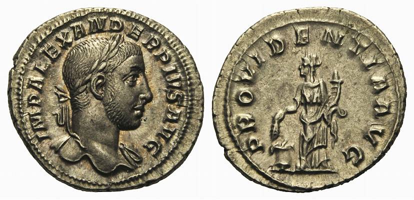 Foto RÖMische Kaiserzeit: Severus Alexander, 222-235 Denar Rom 231/235 foto 757052