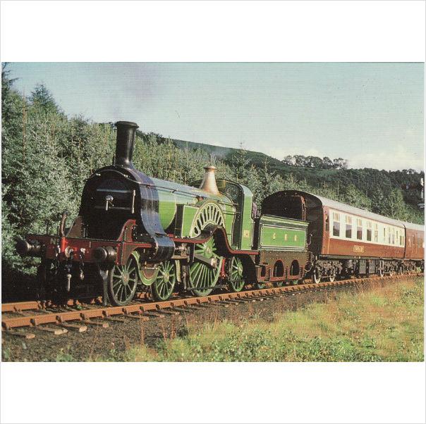 Foto Railway postcard gnr stirling single 1 north yorkshire moors 1985 lner loco foto 800075