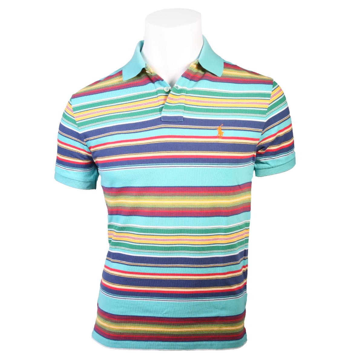 Foto Ralph Lauren Indian Blue Striped Polo Shirt-L foto 791939