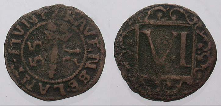 Foto Ravensberg, Grafschaft Kupfer-6-Pfennig 1655