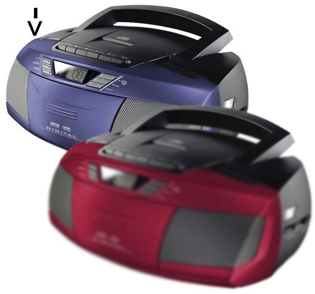 Foto R/cd + cassette (s/m) portable elco pcd 35 n usb