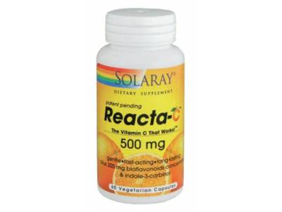 Foto Reacta c (vitamina c no acida) 60 cápsulas solaray foto 457147