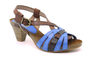 Foto Rebajas de sandalias de mujer Natalia blanco NATALIA-71061 azul