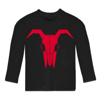 Foto Red Billy-Goat Camiseta de manga larga de bebé. foto 476074