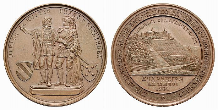 Foto Reformation Martin Luther, Religion und Ethik Bronze-Medaille 1889