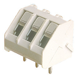 Foto Regleta Serie 45º de 2 terminales para circuito impreso con tornillo y lámina de protección. Electro DH 10.855/2 8430552013975 foto 525899