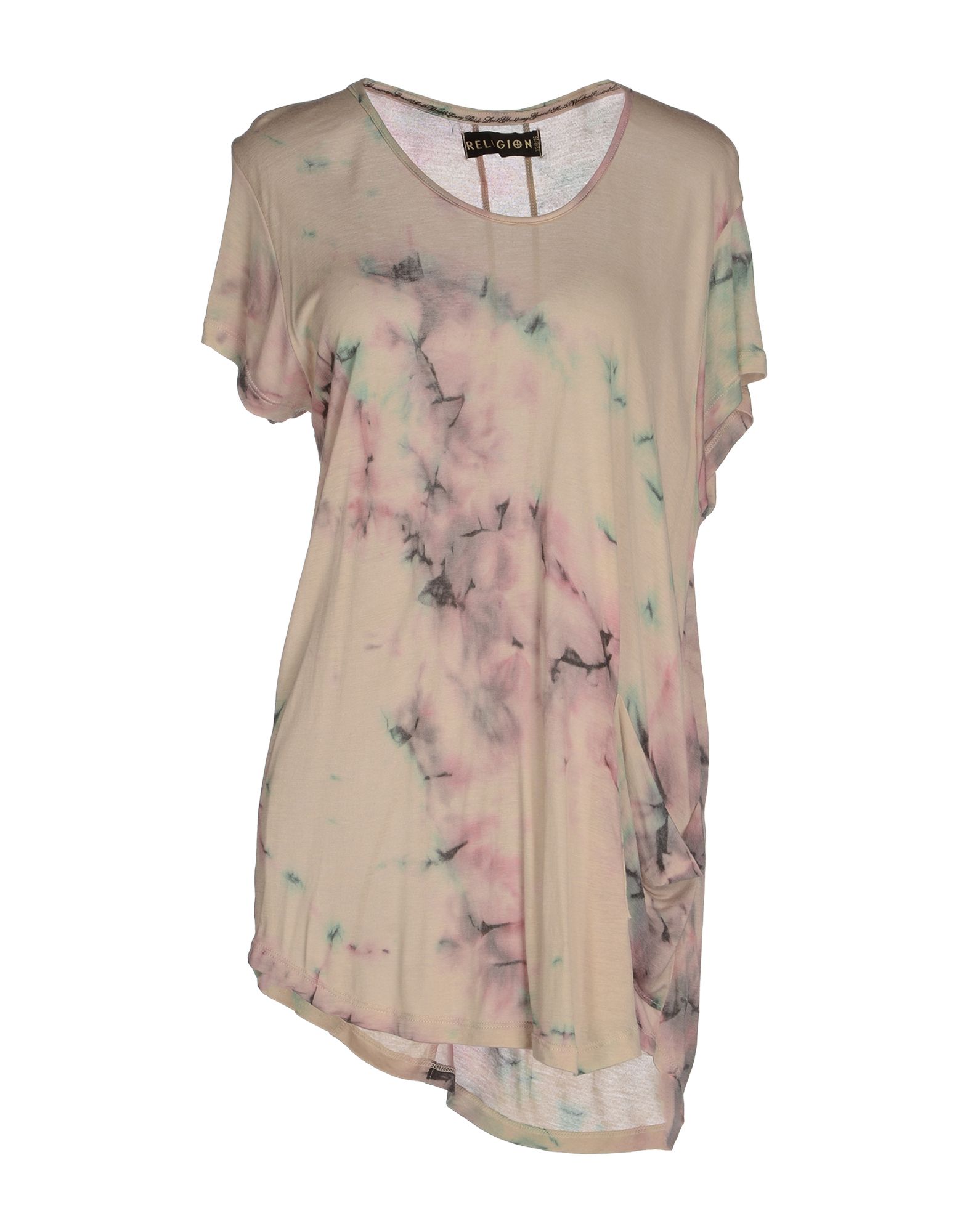 Foto Religion Camisetas De Manga Corta Mujer Beige