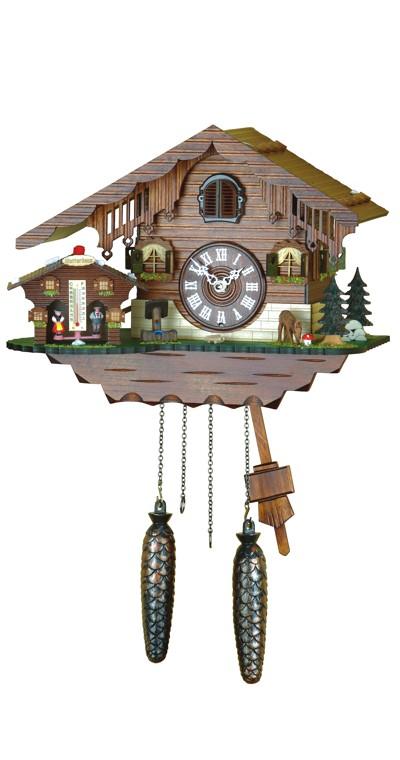 Foto Reloj cucú de cuarzo Casa suiza con casita meteorológica, incluye baterías foto 28887