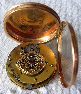 Foto Reloj De Bolsillo Catalino Oro 18 K Antique Gold Verge Pocket Watch foto 41461