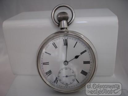 Foto reloj de bolsillo. plata de ley. reino unido. remontoir. guilloché foto 144564
