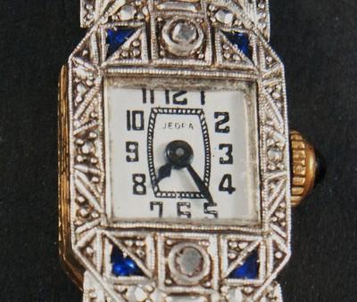 Foto Reloj Mujer Oro 18k Diamantes Art Deco Vintage Ladies Gold Watch Uhren Montre foto 29278