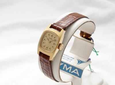 Foto Reloj Old Stock Ladies Cocktail Cyma Mechanical Vintage Watch Goldfilled 3 foto 832430