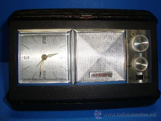 Foto reloj radio de viaje de sobremesa saxonycarga manual 10 jewels foto 55113