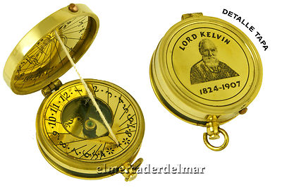 Foto Reloj Solar De Bolsillo En Lat�n Lord Kelvin foto 24810