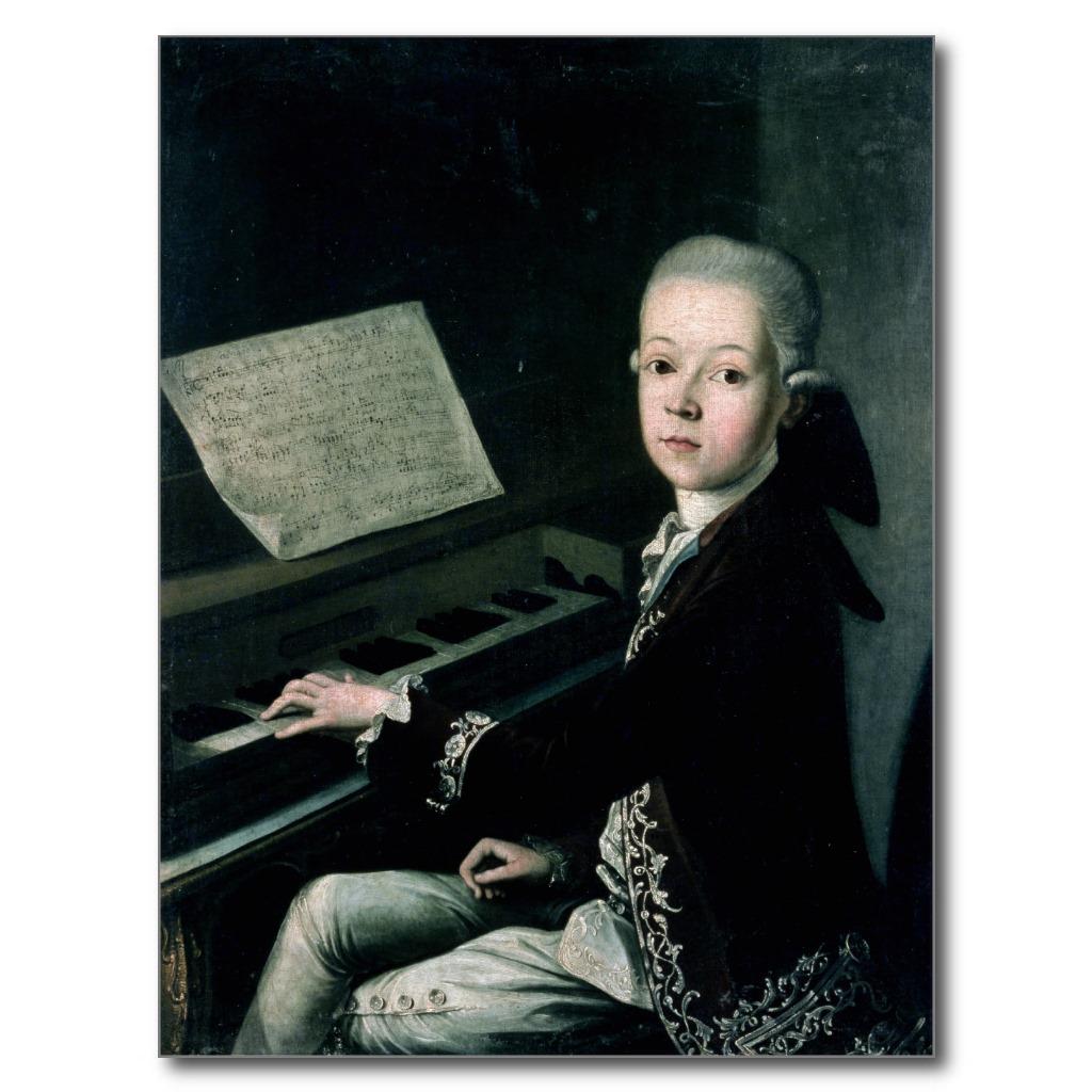 Foto Retrato de Graf Firmian de Carl en el piano Tarjeta Postal foto 712177
