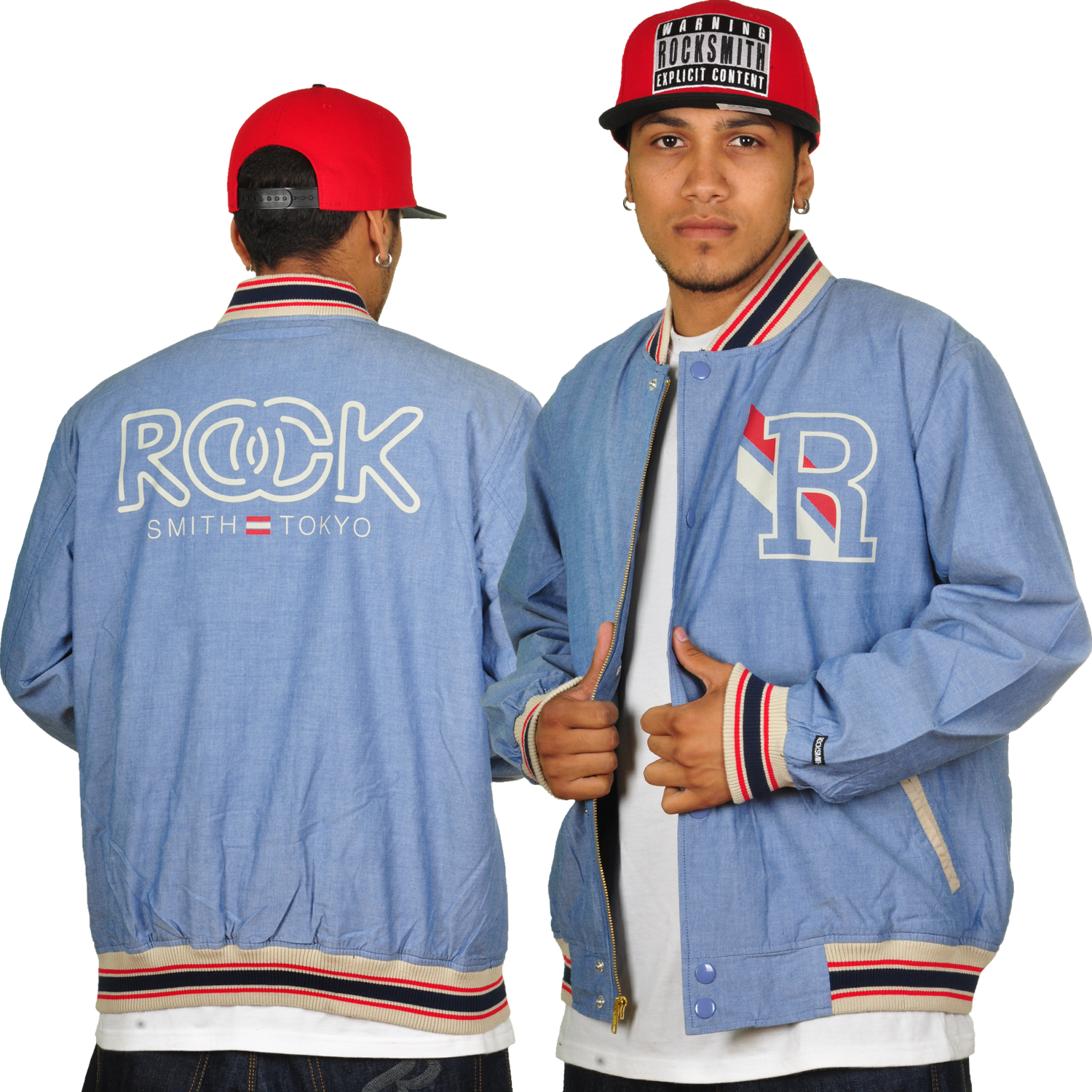 Foto Rocksmith Boss Rock Chaquetas Universitarias Azul Claro foto 117898