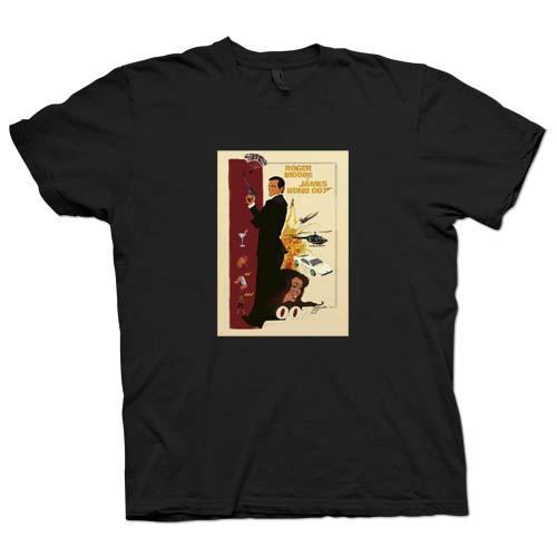 Foto Roger Moore 007 - James Bond Black T Shirt foto 904961