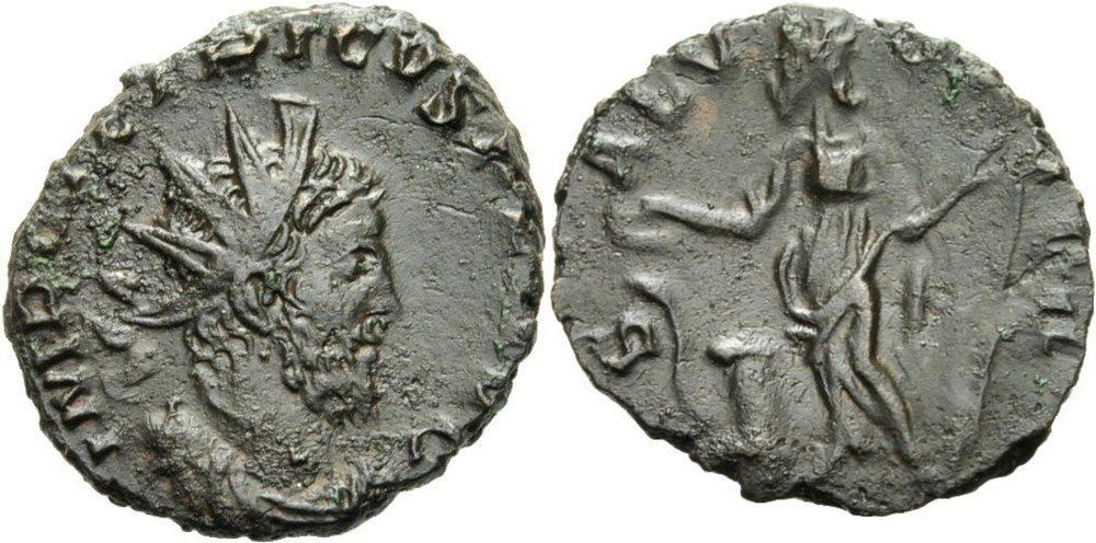 Foto Rom Römisches Kaiserreich Gallisches Sonderreich Antoninian 273