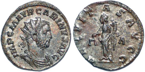 Foto Roman antoninianus 283-285Ad