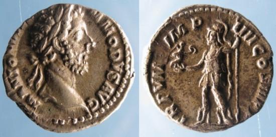 Foto Rome Ar denarius 181-182Ad foto 675124