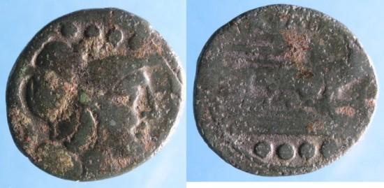 Foto Rome, Republic Ae triens after 211Bc