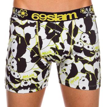 Foto Ropa Interior 69Slam Panda Green Cotton Fitted Fit Boxer - pattern foto 424498