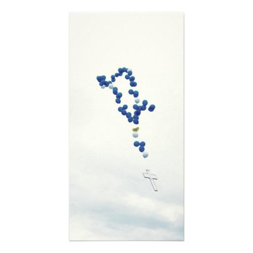 Foto Rosario azul en el cielo Tarjetas Fotograficas (Paquete De 10) foto 517573