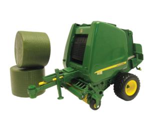 Foto Rotoempacadora de juguete john deere 854 con 2 pacas