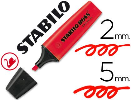 Foto Rotulador Stabilo Boss Fluorescente 70 Rojo
