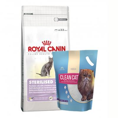 Foto Royal Canin Gato Sterilised 37 15Kg+Clean Cat