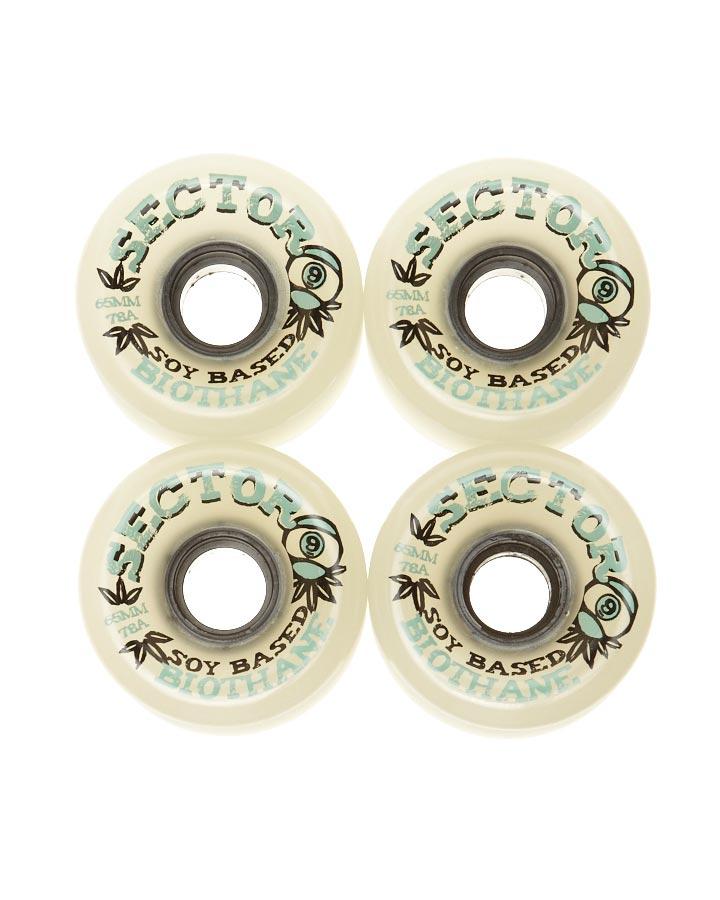 Foto Ruedas De 65 Mm Biothan De Sector 9 - Blanco