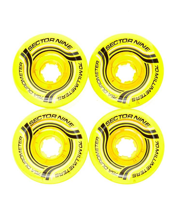 Foto Ruedas De 70 Mm Ts Nb 75a De Sector 9 - Amarillo