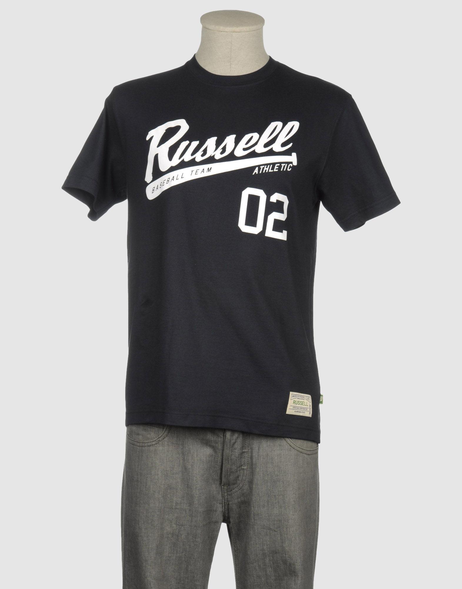 Foto Russell Athletic Camisetas De Manga Corta Hombre Azul oscuro foto 732356