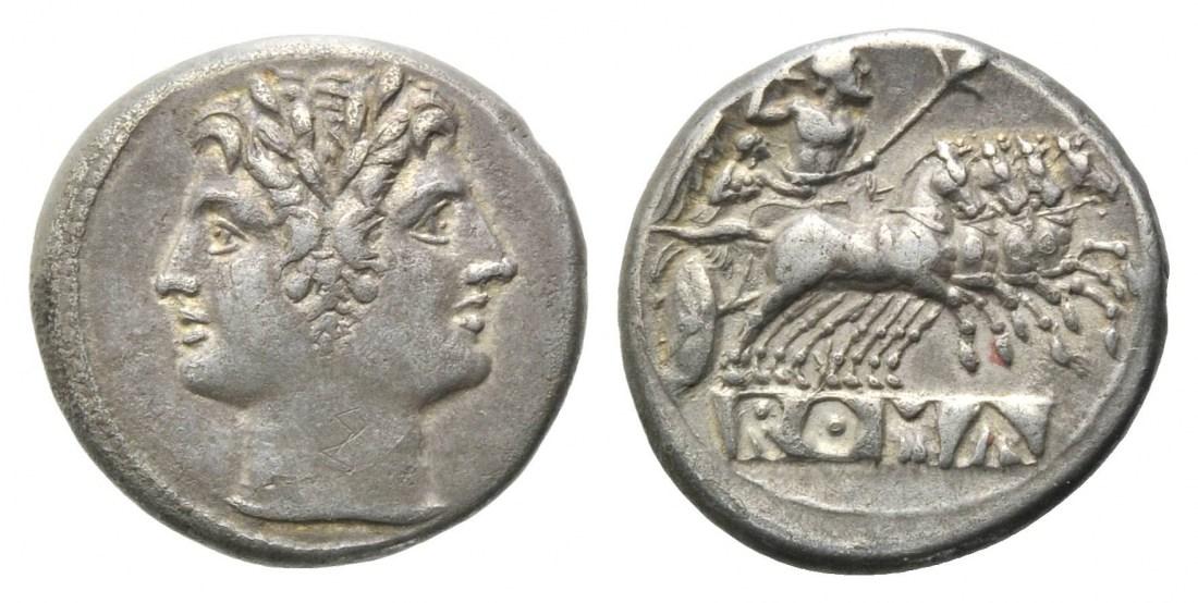 Foto Röm Republik, Ar Didrachme,