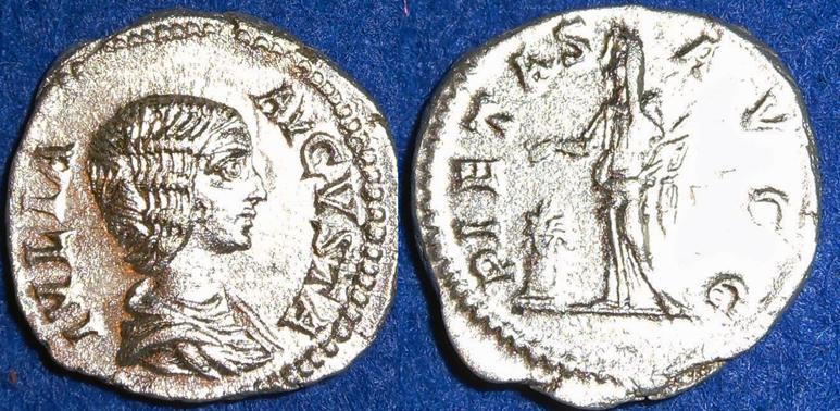 Foto Römische Kaiserzeit Iulia Domna Denar Gest 217 n Chr