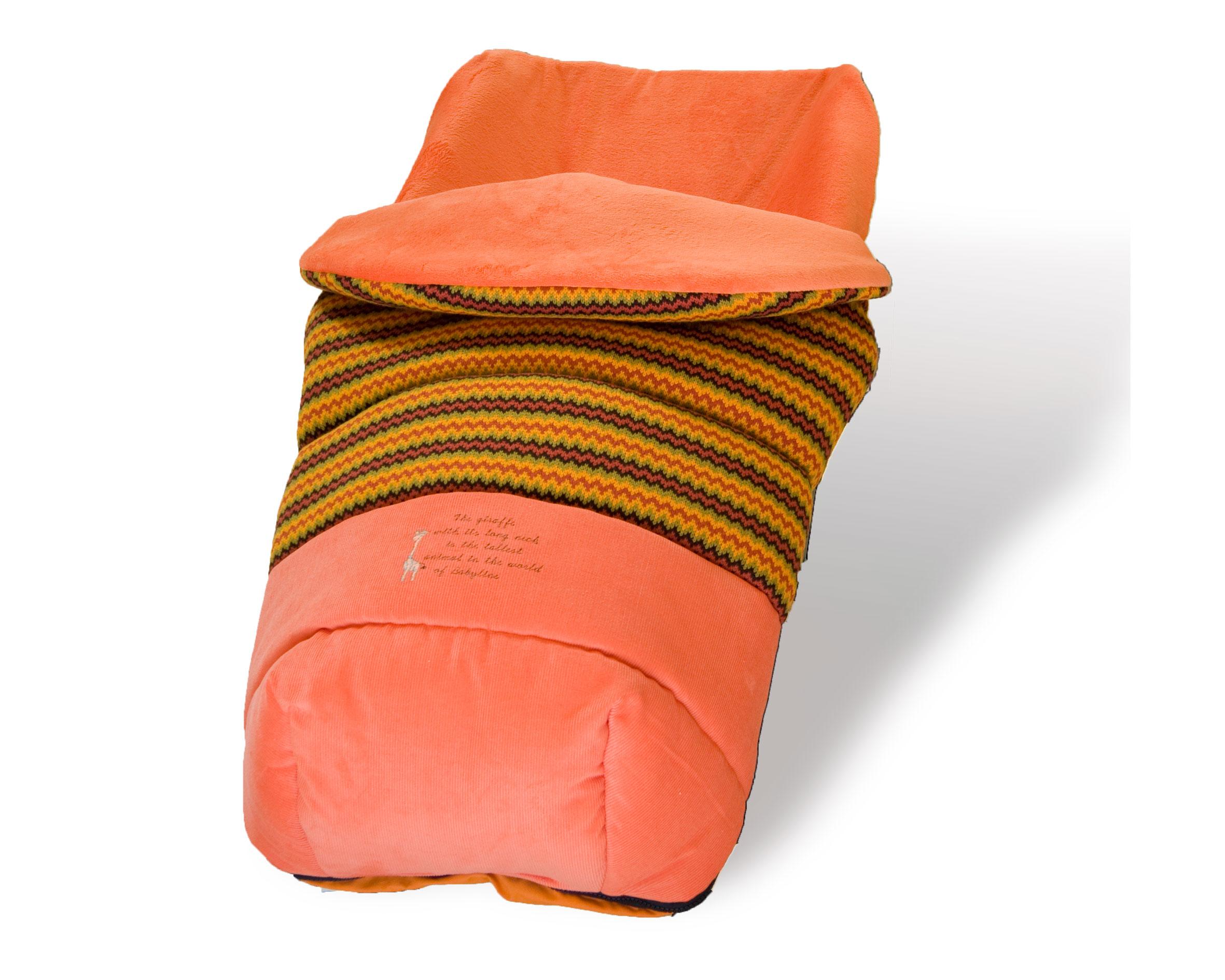 Foto saco silla combinado polar lana naranja foto 865576