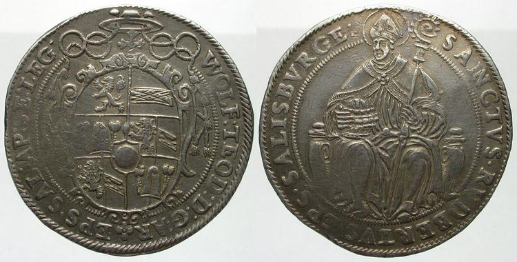 Foto Salzburg, Erzbistum Taler 1587-1612