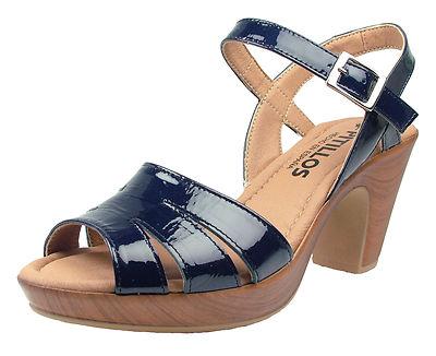Foto Sandalias Mujer / Ladies Shoes Pitillos Talla / Size 41  Marino   Piel  Ref. 112