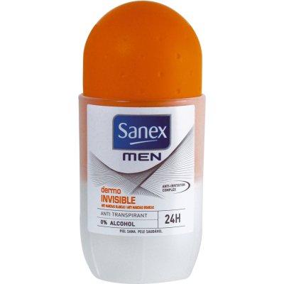 Foto sanex desodorante for men dermo invisible roll-on 45 ml.