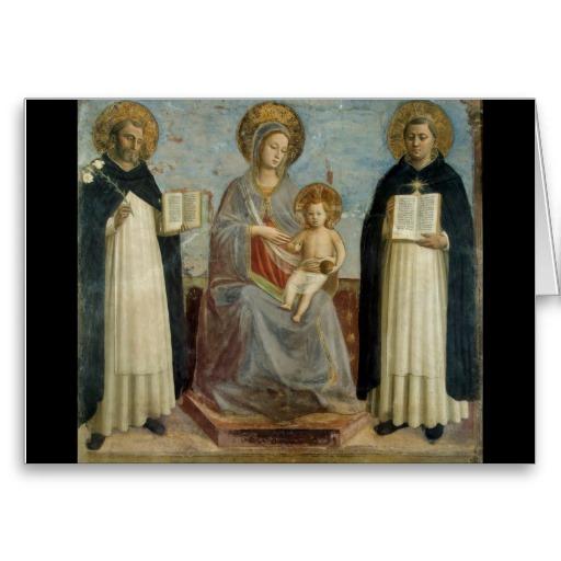 Foto Santo Tomás de Aquino y bebé Jesús Felicitación foto 469196