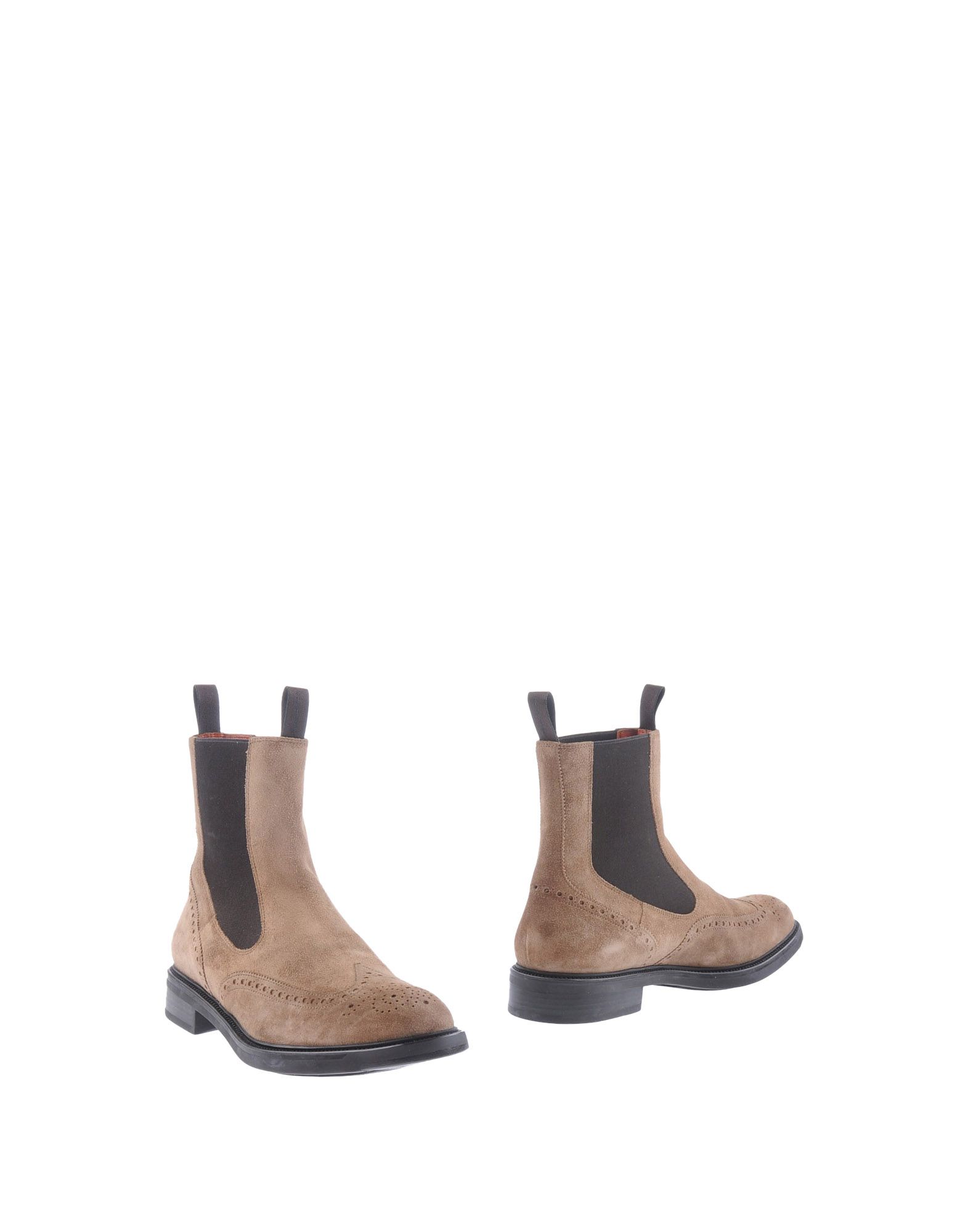 Foto Santoni Botines De CañA Alta Mujer Arena