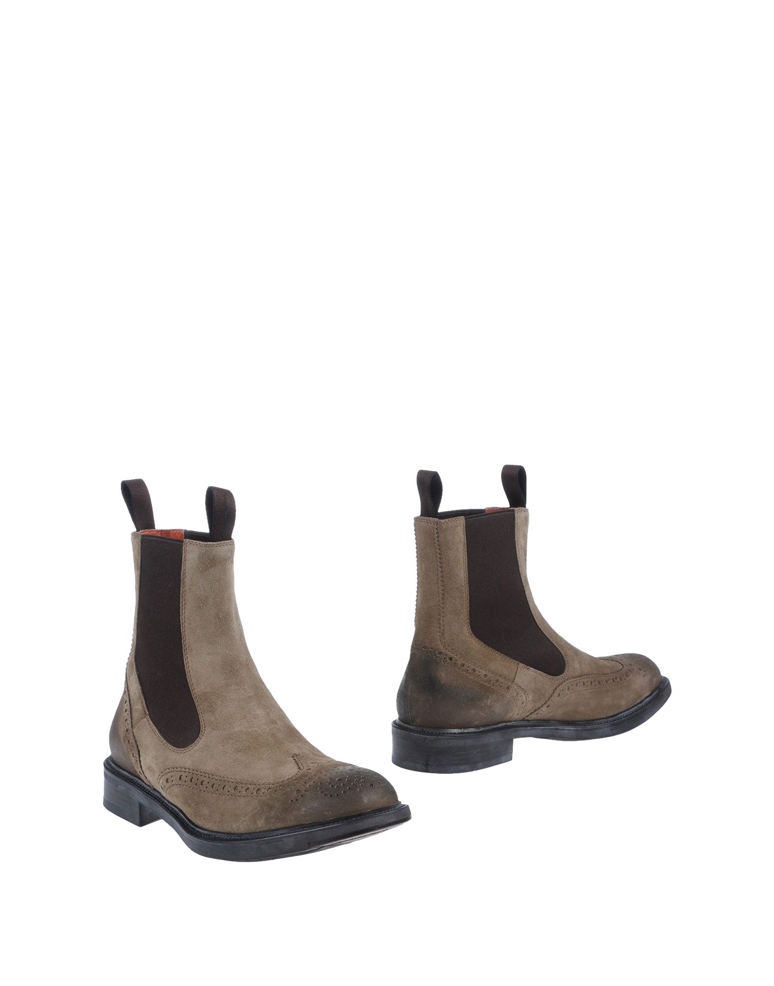 Foto Santoni Botines De CañA Alta Mujer Verde militar