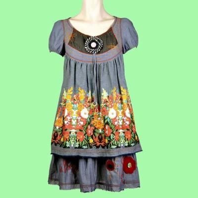 Foto Savage culture: vestido nala vaquero de verano