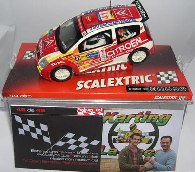 Foto Scalextric  Citroen C2 Iv Open Benefico Rally Scalextric  Podium Slot  48 Units foto 607414