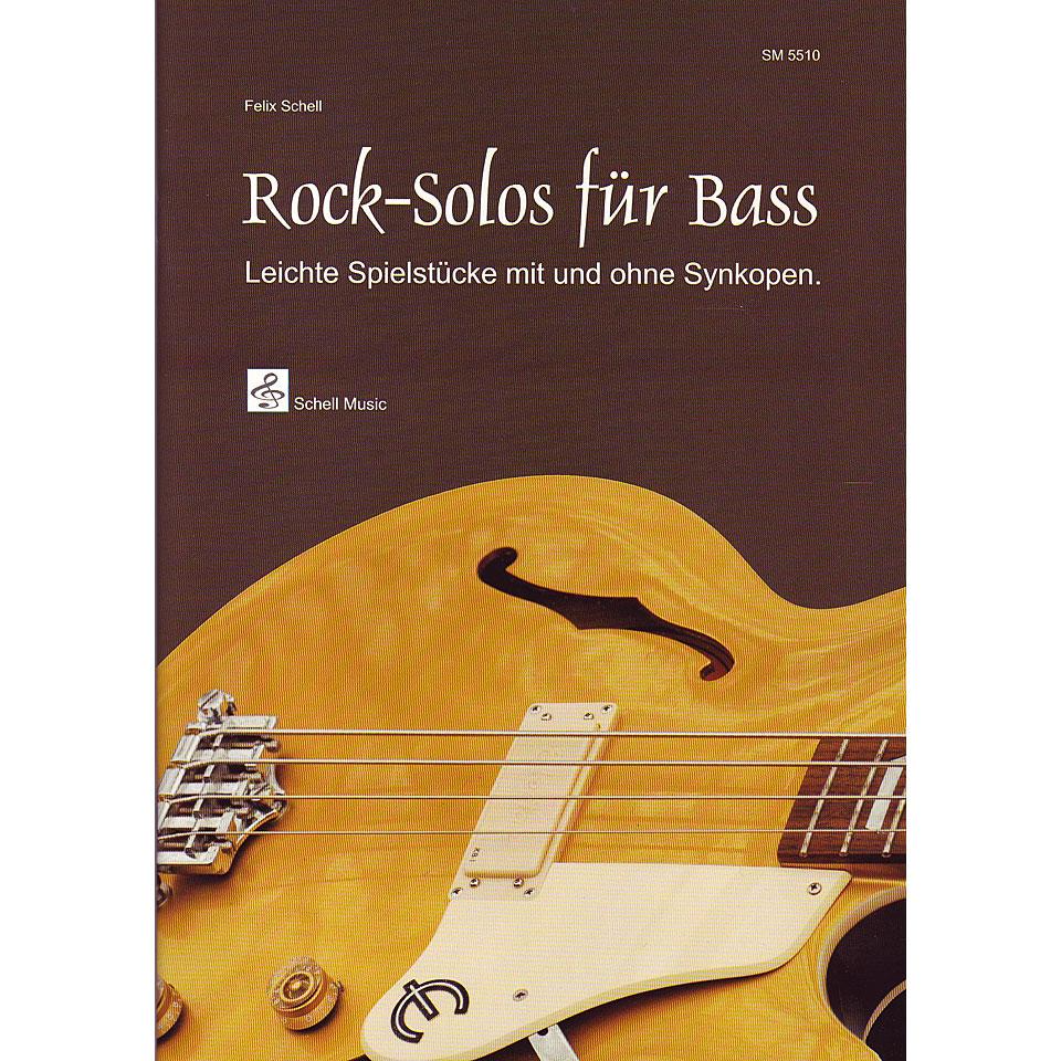 Foto Schell Rock Solos für Bass, Libro de partituras
