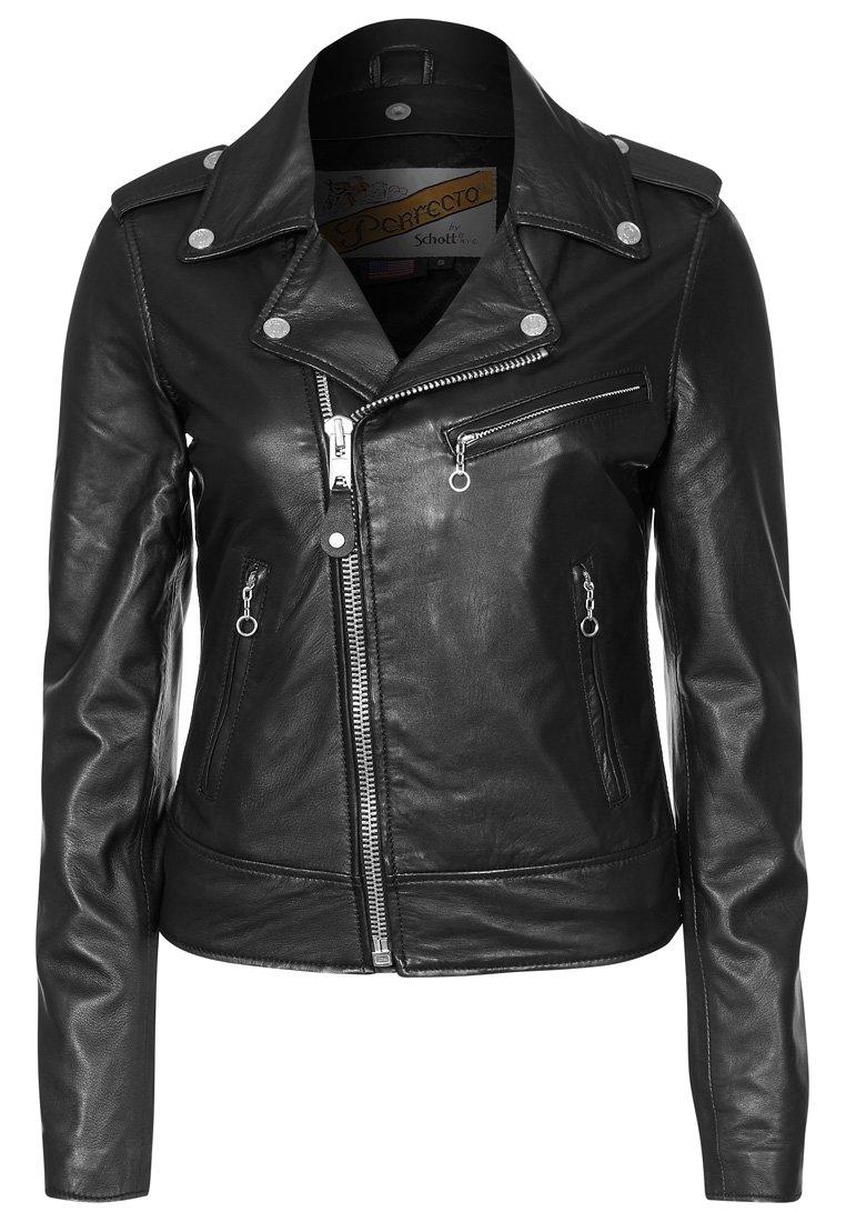 Foto Schott Nyc Chaqueta De Cuero Negro S foto 286428