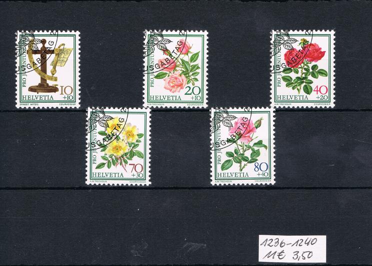 Foto Schweiz 5 Werte (10 C 80 C) 1982 foto 549156